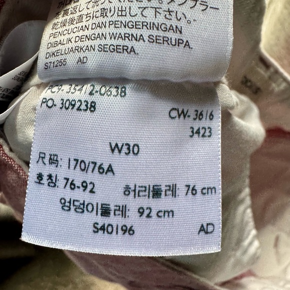 Dockers Men’s Red Flat Front Shorts Casual Style Sz. 30 - Picture 7 of 11